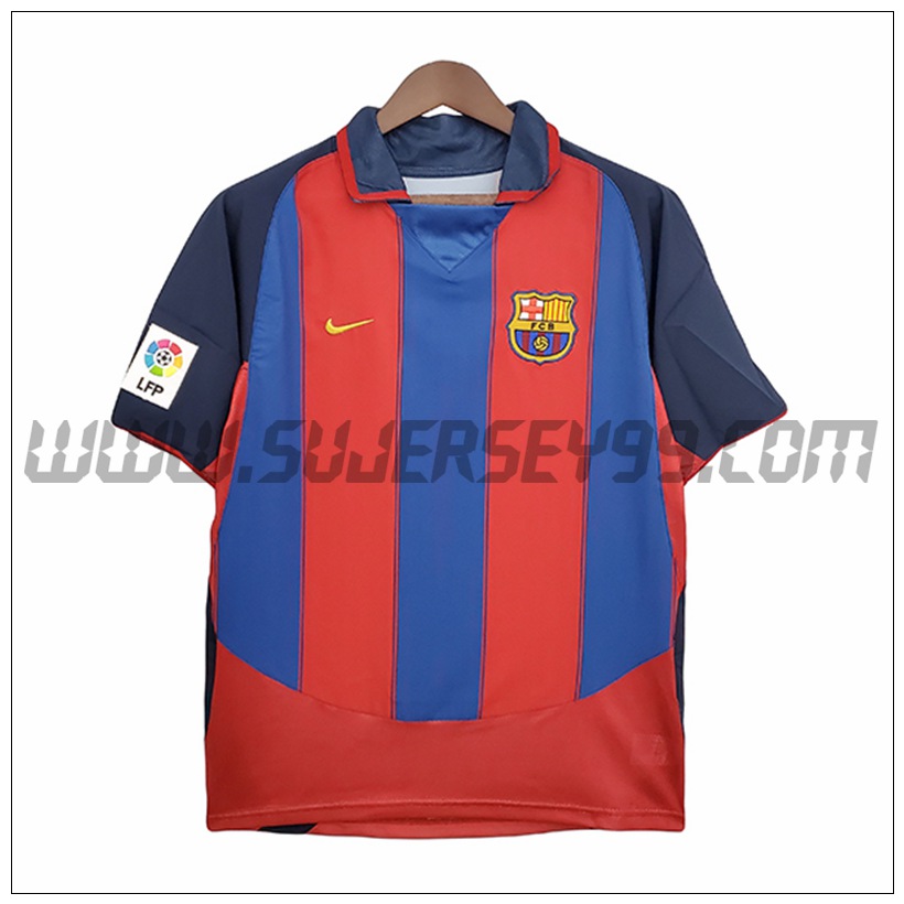 Camiseta Futbol FC Barcelona Retro Primera 2003/2004