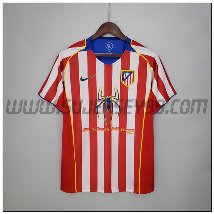 Camiseta Futbol Atletico Madrid Retro Primera 2004/2005