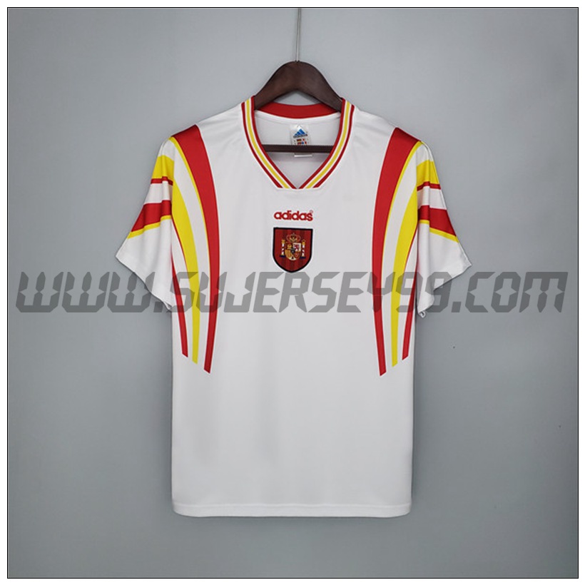 Camiseta Futbol España Retro Segunda 1996
