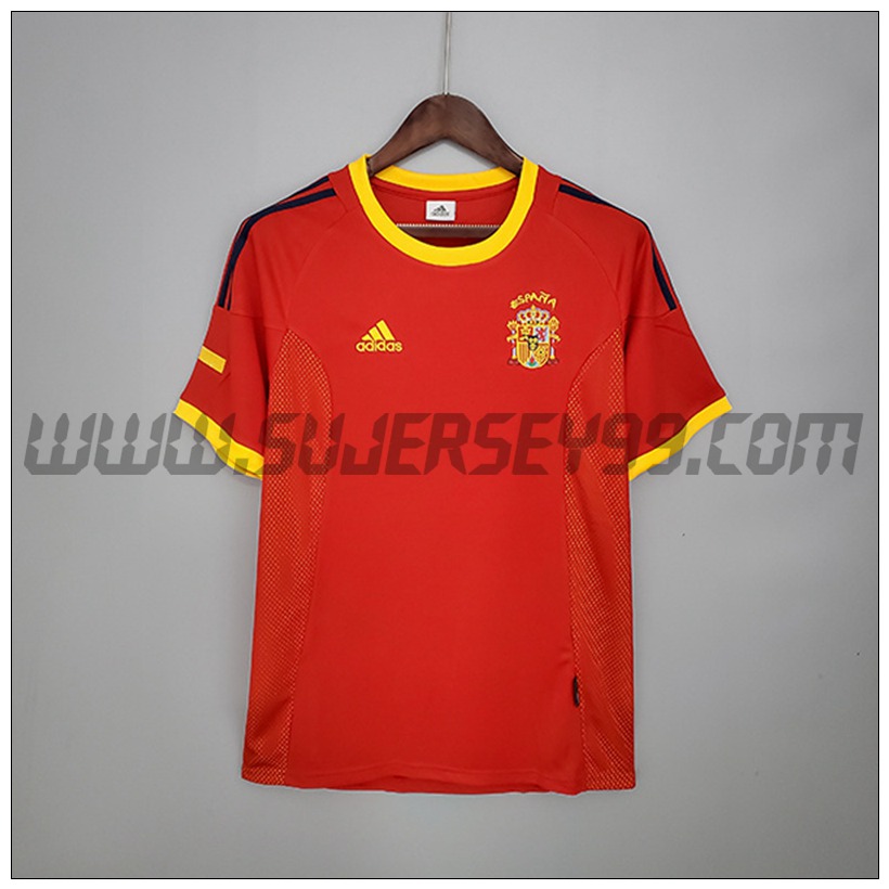 Camiseta Futbol España Retro Primera 2002