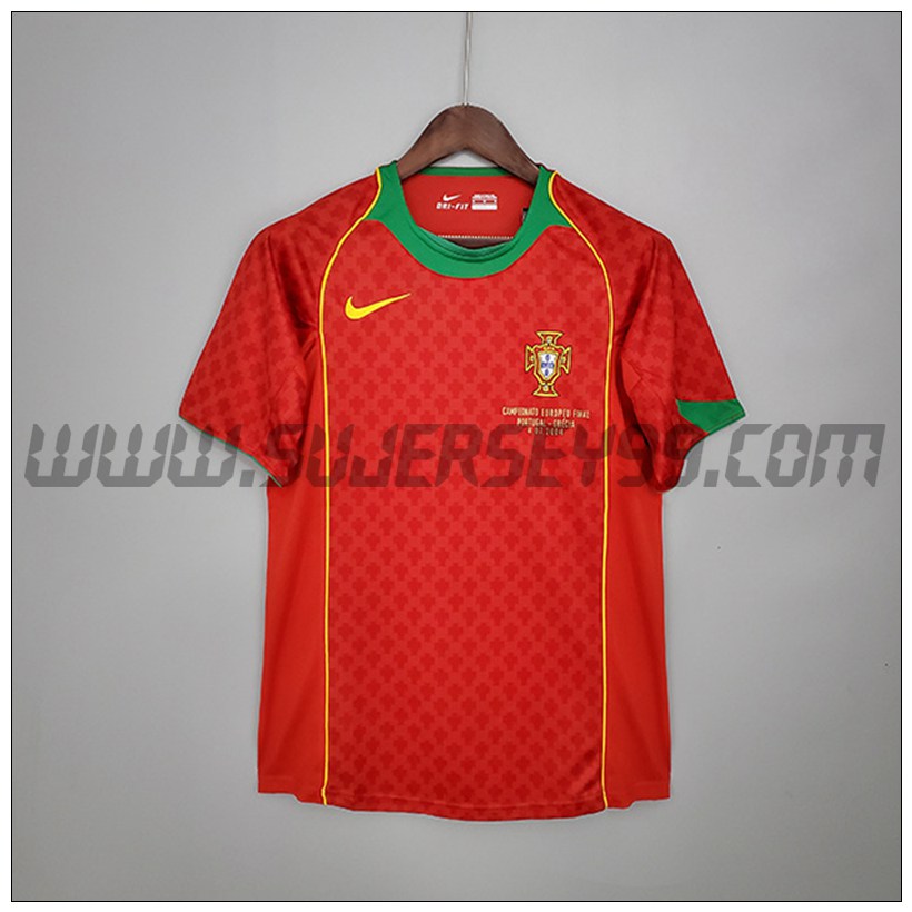 Camiseta Futbol Portugal Retro Primera 2004