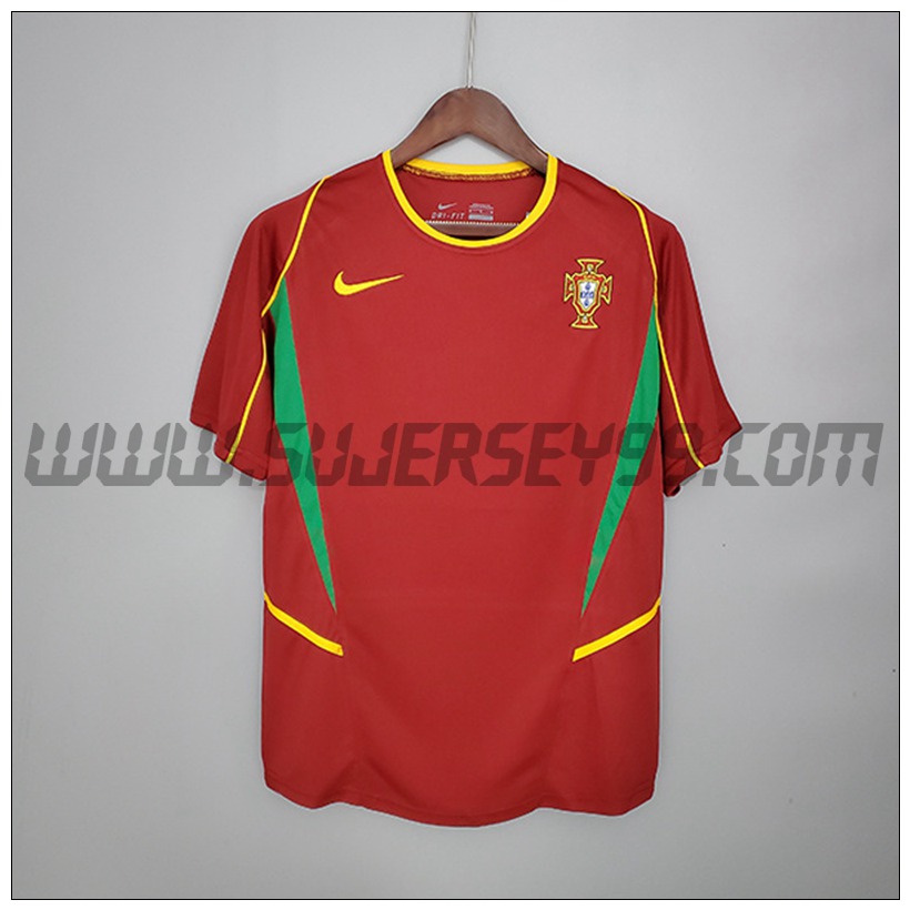 Camiseta Futbol Portugal Retro Primera 2002