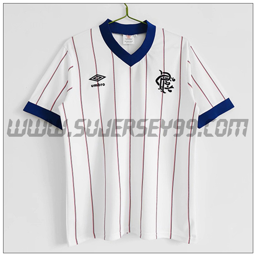 Camiseta Futbol Rangers FC Segunda 1982/1983