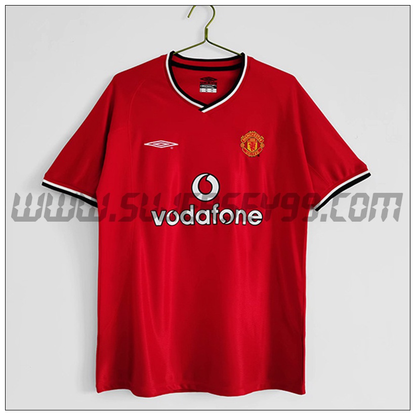 Camiseta Futbol Manchester United Primera 2000/2002