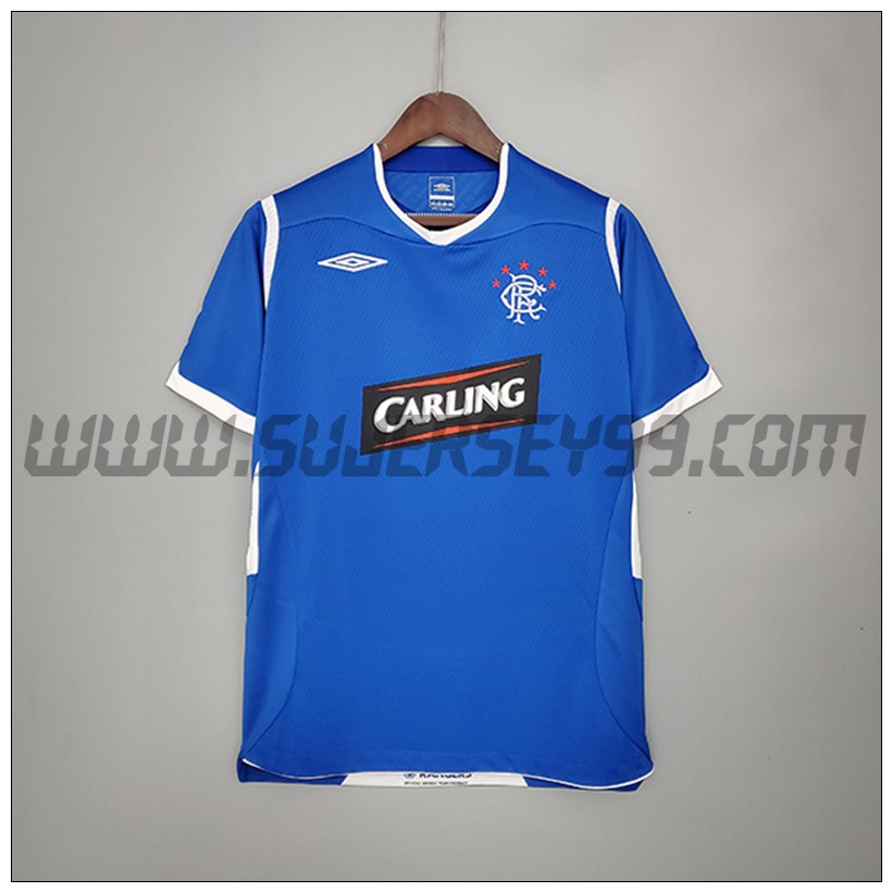 Camiseta Futbol Rangers FC Retro Primera 2008/2009