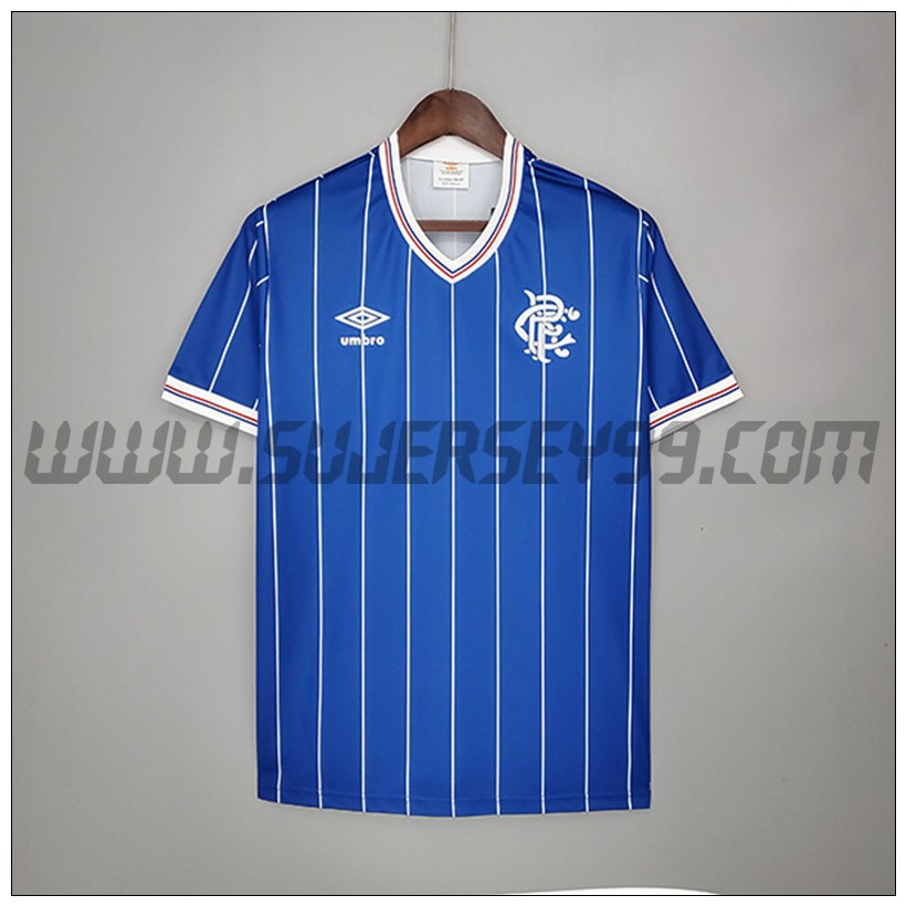Camiseta Futbol Rangers FC Retro Primera 1982/1983