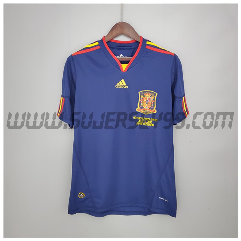 Camiseta Futbol España Retro Segunda 2010