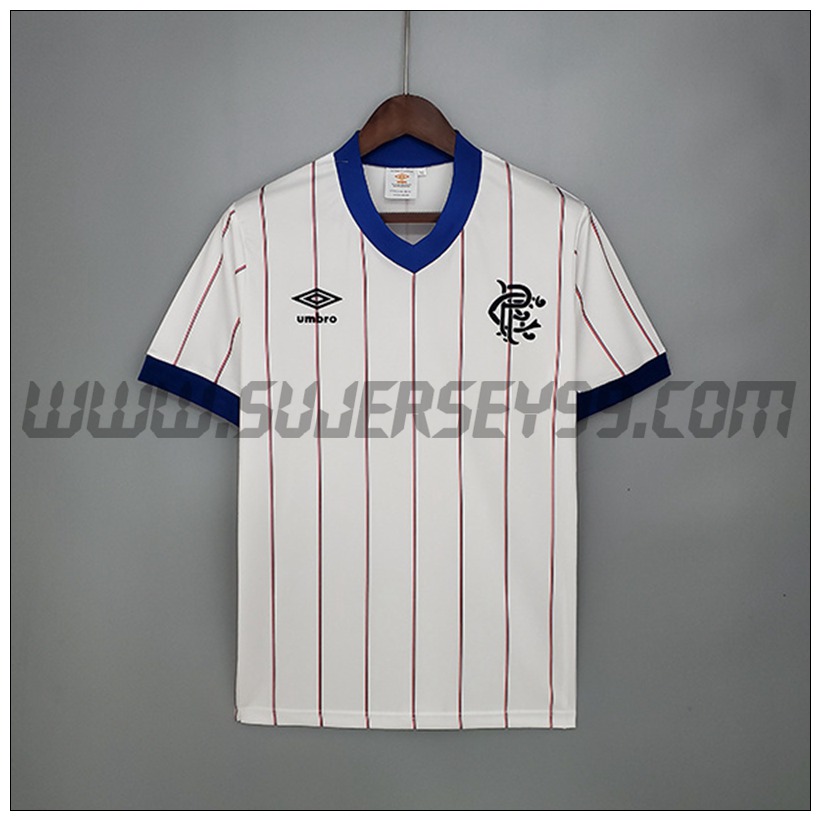 Camiseta Futbol Rangers FC Retro Segunda 1982/1983