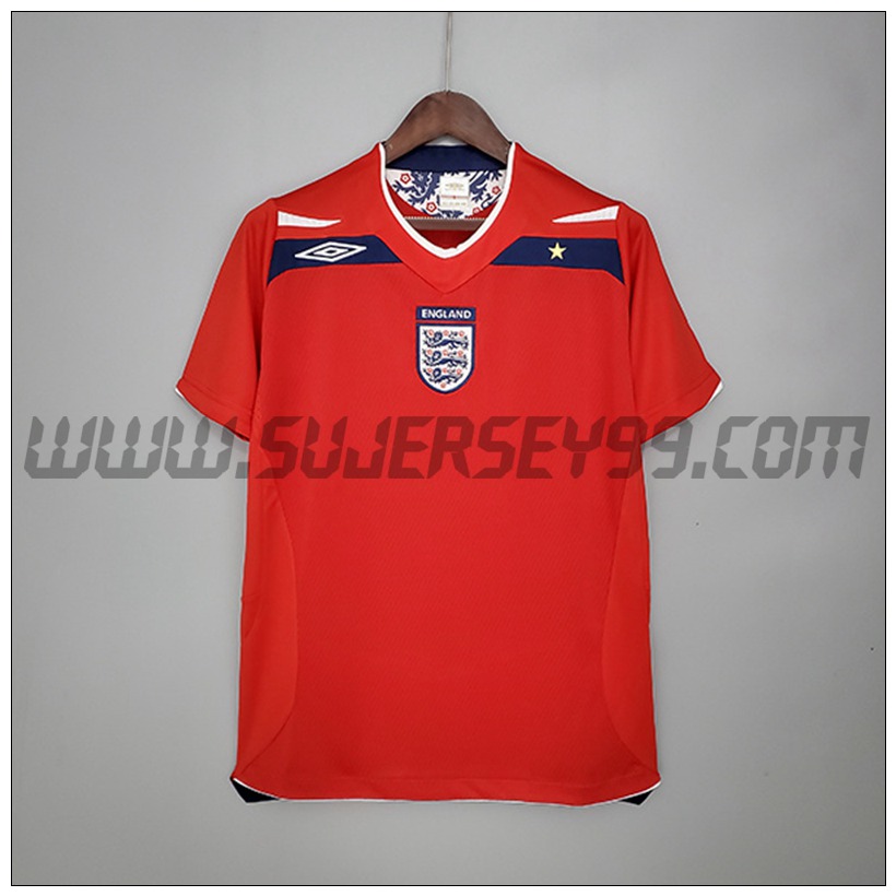 Camiseta Futbol Inglaterra Retro Segunda 2008/2010