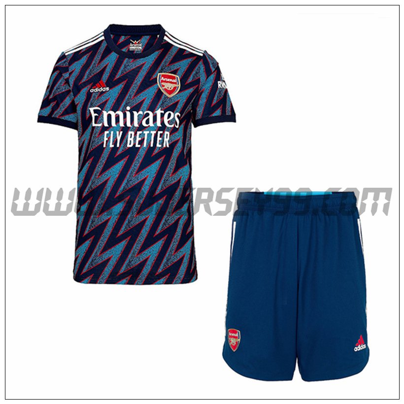 Tercera Equipacion del FC Arsenal + Pantalones Cortos 2021 2022