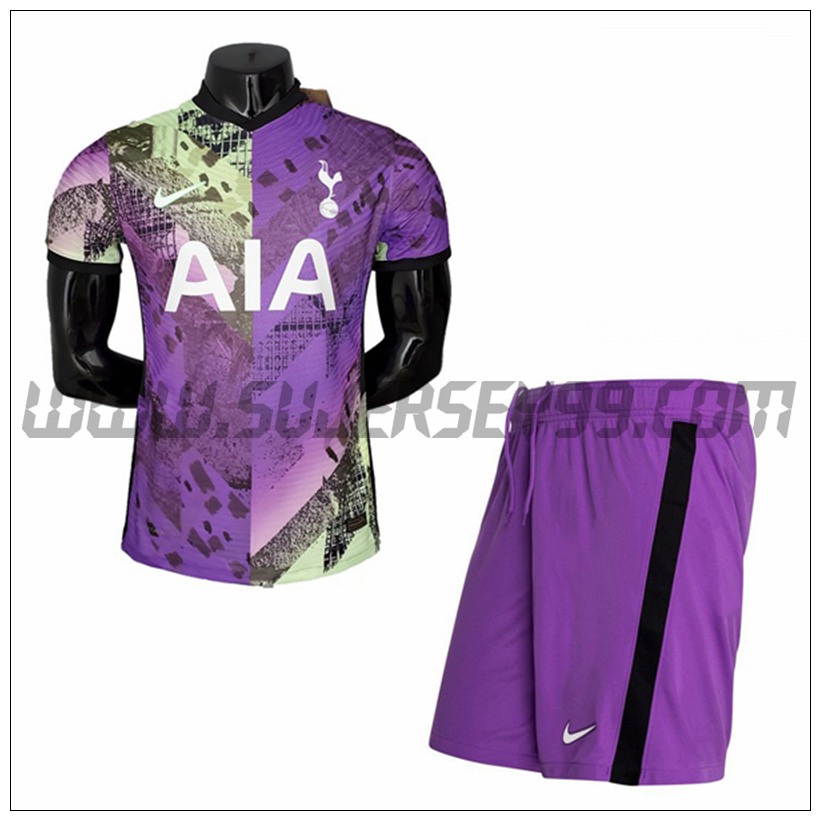 Tercera Equipacion del Tottenham Hotspur + Pantalones Cortos 2021 2022