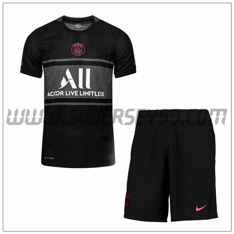 Tercera Equipacion del PSG Jordan + Pantalones Cortos 2021 2022