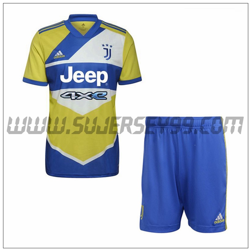 Tercera Equipacion del Juventus + Pantalones Cortos 2021 2022