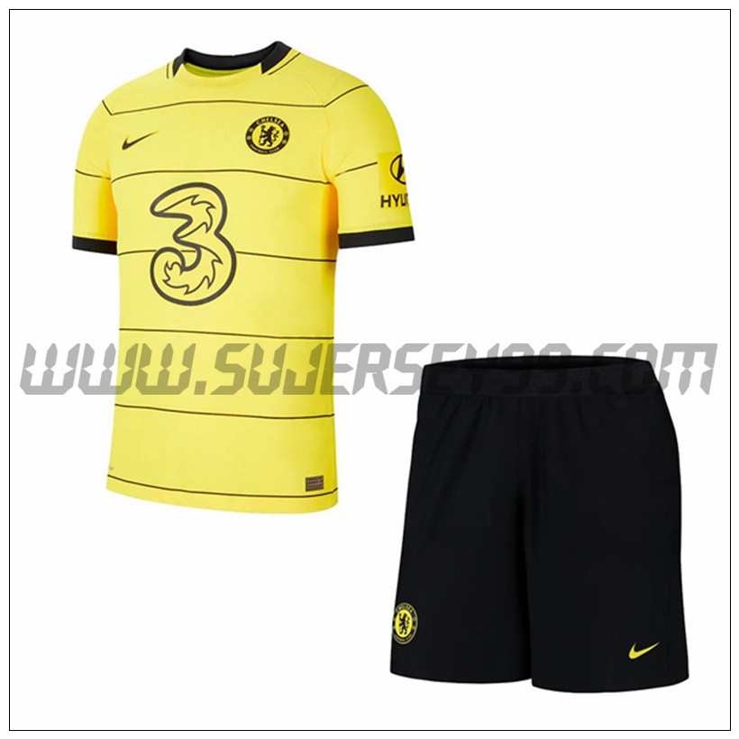 Segunda Equipacion del FC Chelsea + Pantalones Cortos 2021 2022