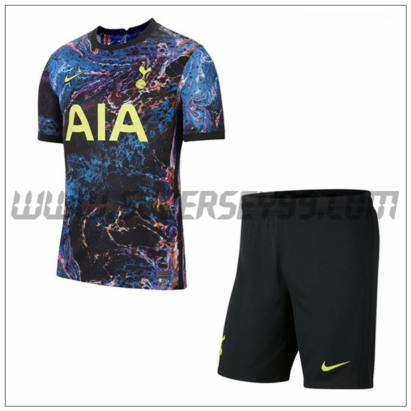 Segunda Equipacion del Tottenham Hotspur + Pantalones Cortos 2021 2022