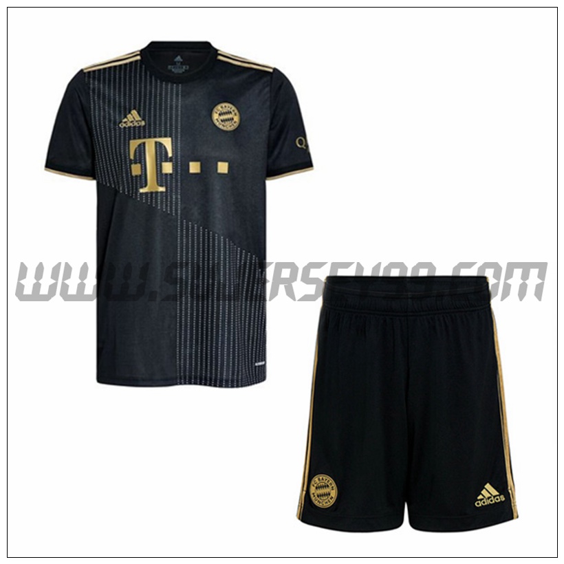 Segunda Equipacion del Bayern Munich + Pantalones Cortos 2021 2022