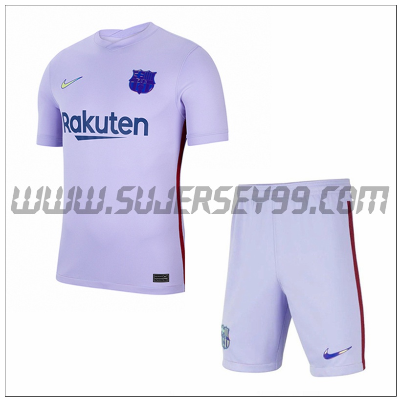 Segunda Equipacion del FC Barcelona + Pantalones Cortos 2021 2022