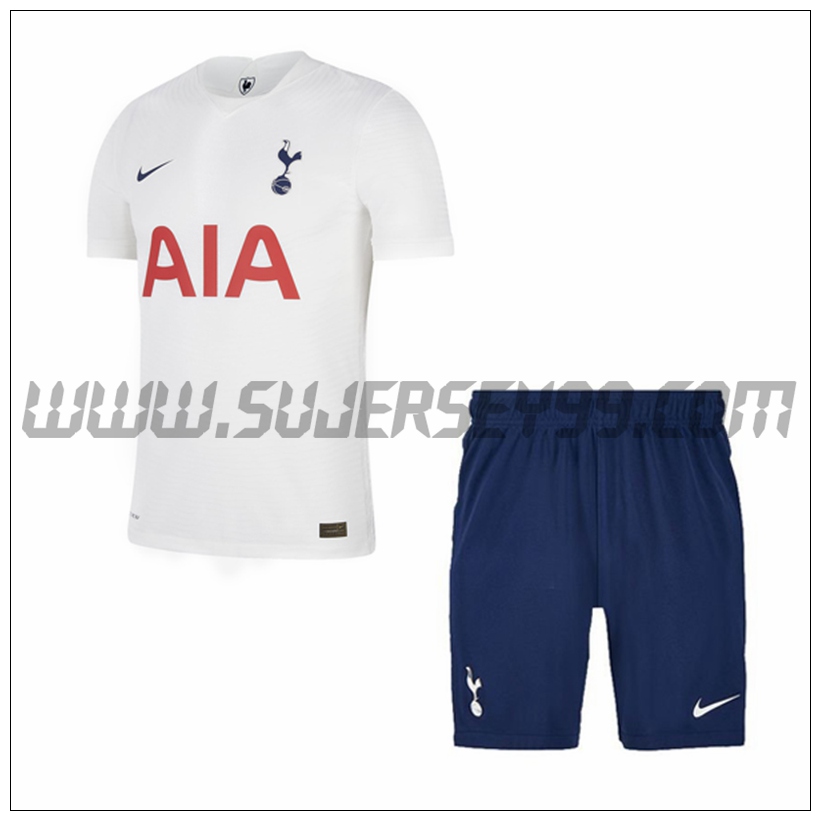 Primera Equipacion del Tottenham Hotspur + Pantalones Cortos 2021 2022