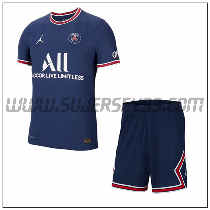 Primera Equipacion del PSG Jordan + Pantalones Cortos 2021 2022