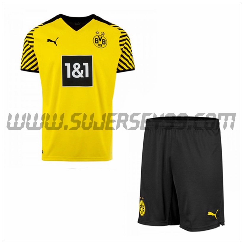 Primera Equipacion del Dortmund BVB + Pantalones Cortos 2021 2022