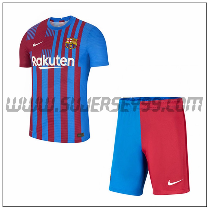 Primera Equipacion del FC Barcelona + Pantalones Cortos 2021 2022