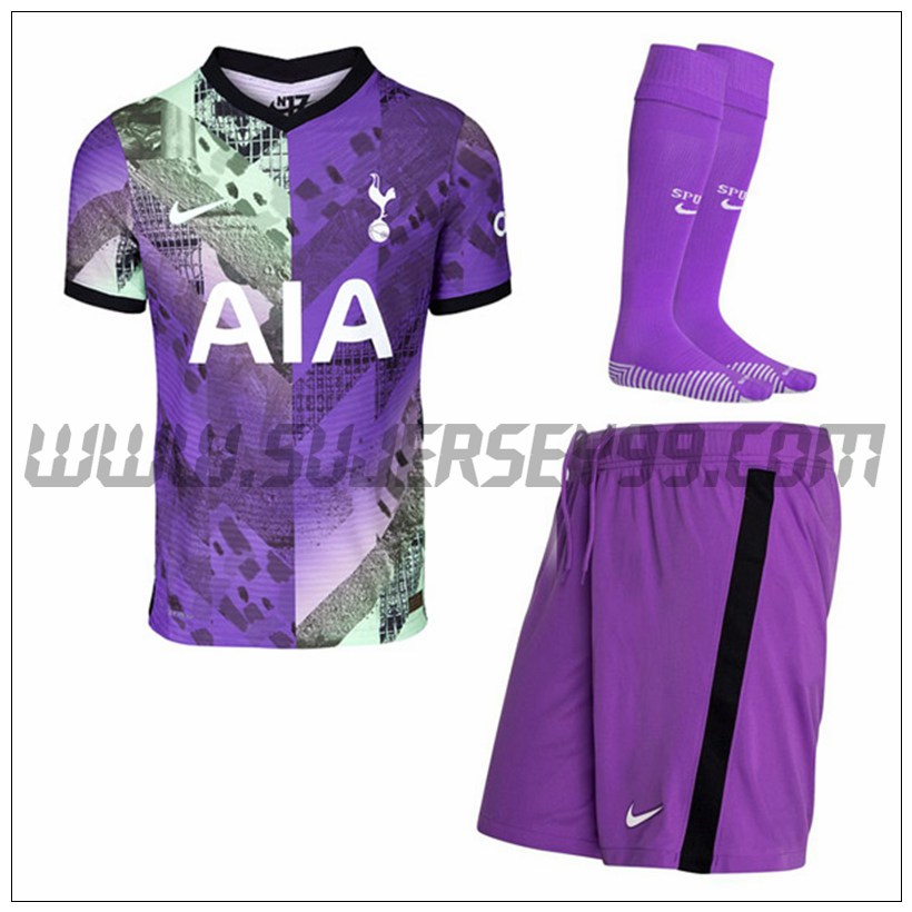 Tercera Equipacion del Tottenham Hotspur (Pantalones + Calcetines) 2021 2022