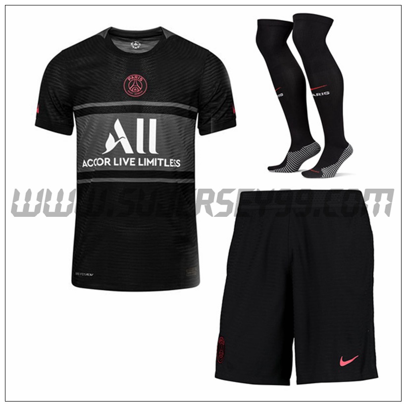 Tercera Equipacion del PSG Jordan (Pantalones + Calcetines) 2021 2022