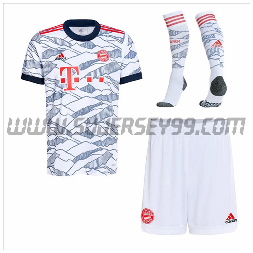 Tercera Equipacion del Bayern Munich (Pantalones + Calcetines) 2021 2022