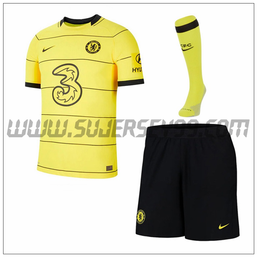 Segunda Equipacion del FC Chelsea (Pantalones + Calcetines) 2021 2022