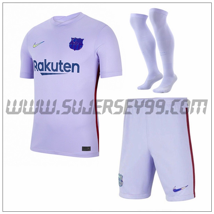 Segunda Equipacion del FC Barcelona (Pantalones + Calcetines) 2021 2022