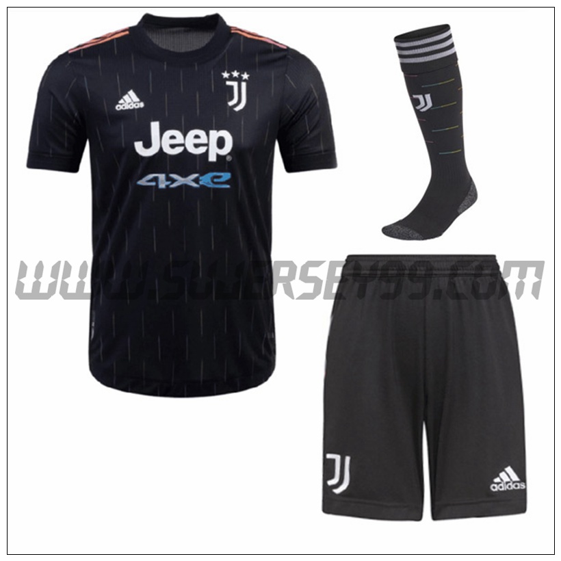 Segunda Equipacion del Juventus (Pantalones + Calcetines) 2021 2022