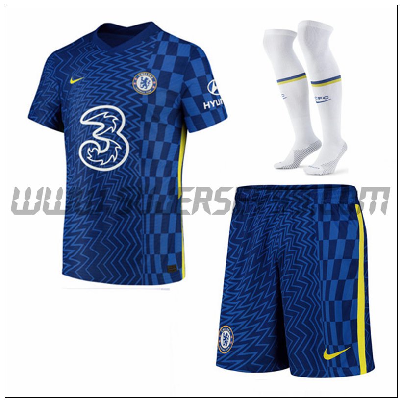 Primera Equipacion del FC Chelsea (Pantalones + Calcetines) 2021 2022