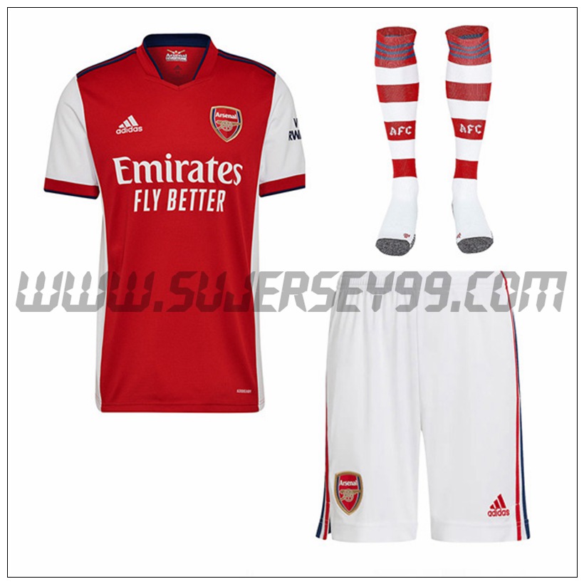 Primera Equipacion del FC Arsenal (Pantalones + Calcetines) 2021 2022