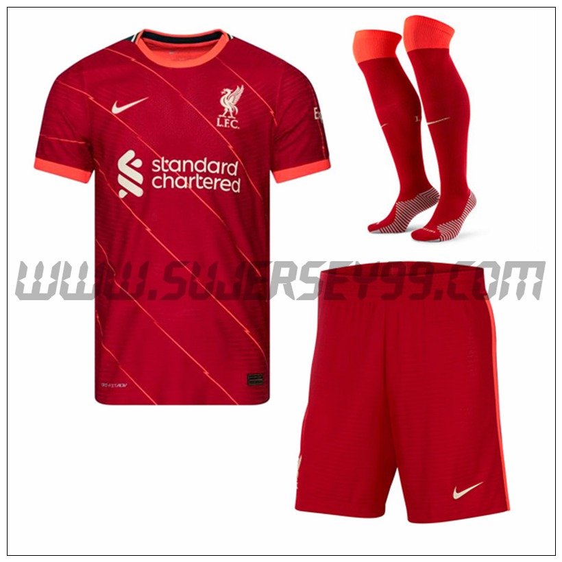 Primera Equipacion del FC Liverpool (Pantalones + Calcetines) 2021 2022