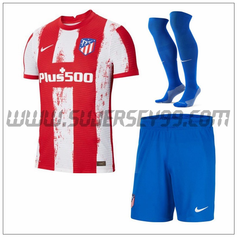 Primera Equipacion del Atletico Madrid (Pantalones + Calcetines) 2021 2022