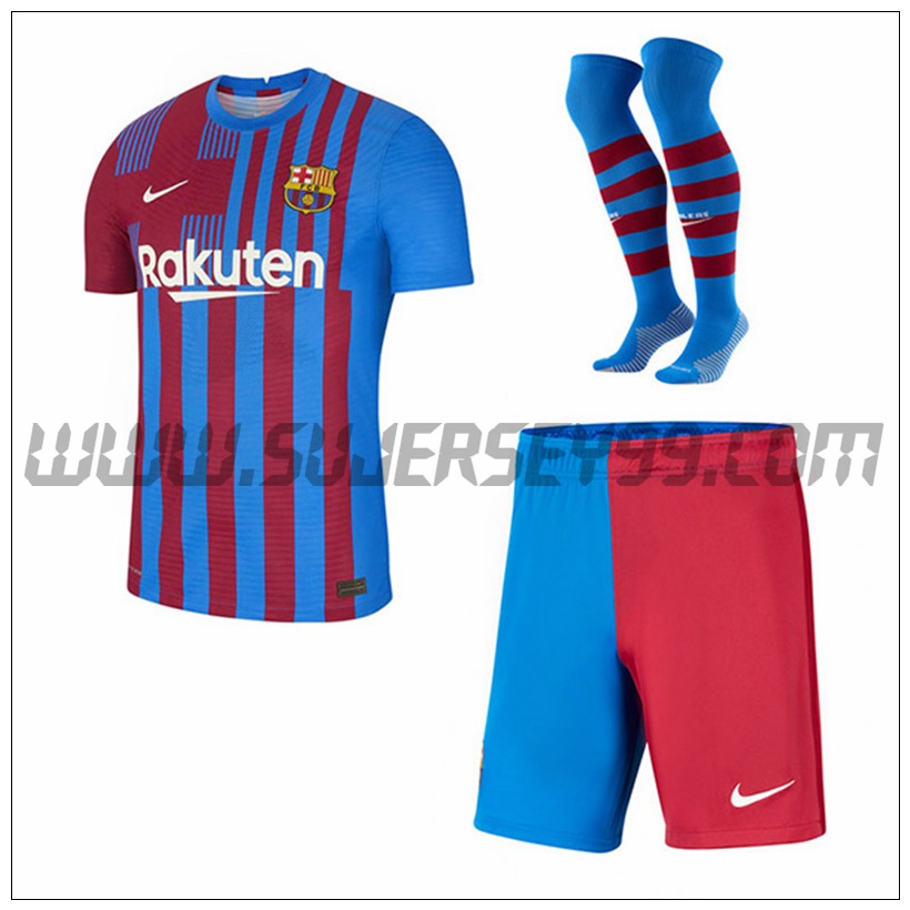 Primera Equipacion del FC Barcelona (Pantalones + Calcetines) 2021 2022