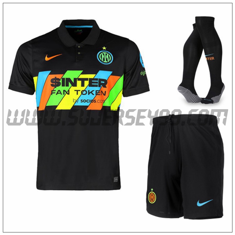 Tercera Equipacion del Inter Milan (Pantalones + Calcetines) 2021 2022