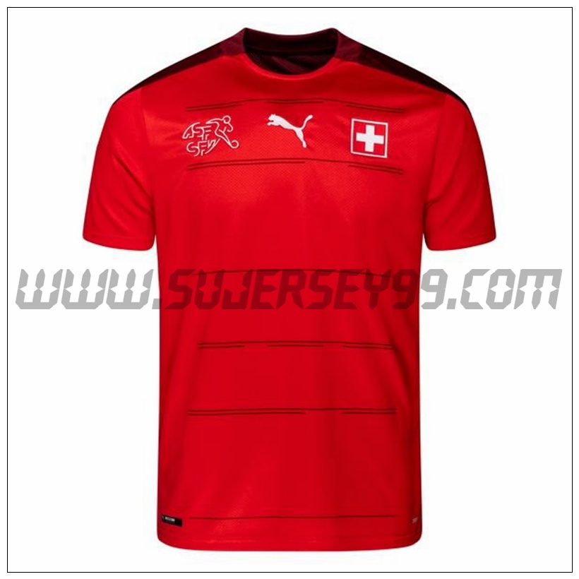 Primera Camiseta Futbol Suizo 2020/2021