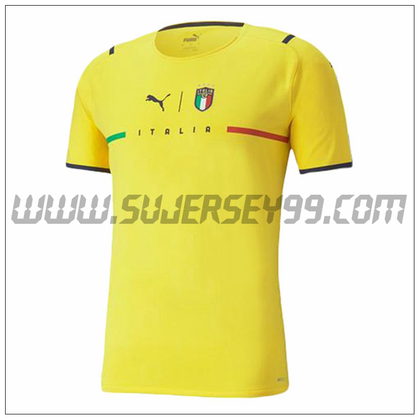 Segunda Camiseta Futbol Portero Italia 2020/2021