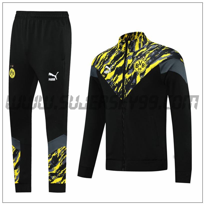 Chaqueta Chandal del Dortmund BVB BVB Negro/Amarillo 2021 2022