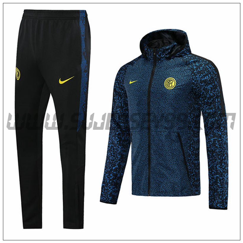 Chaqueta con Capucha Chandal del Inter Milan Azul 2021 2022