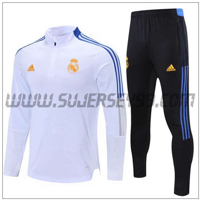 Chandal del Real Madrid Blanco 2021 2022