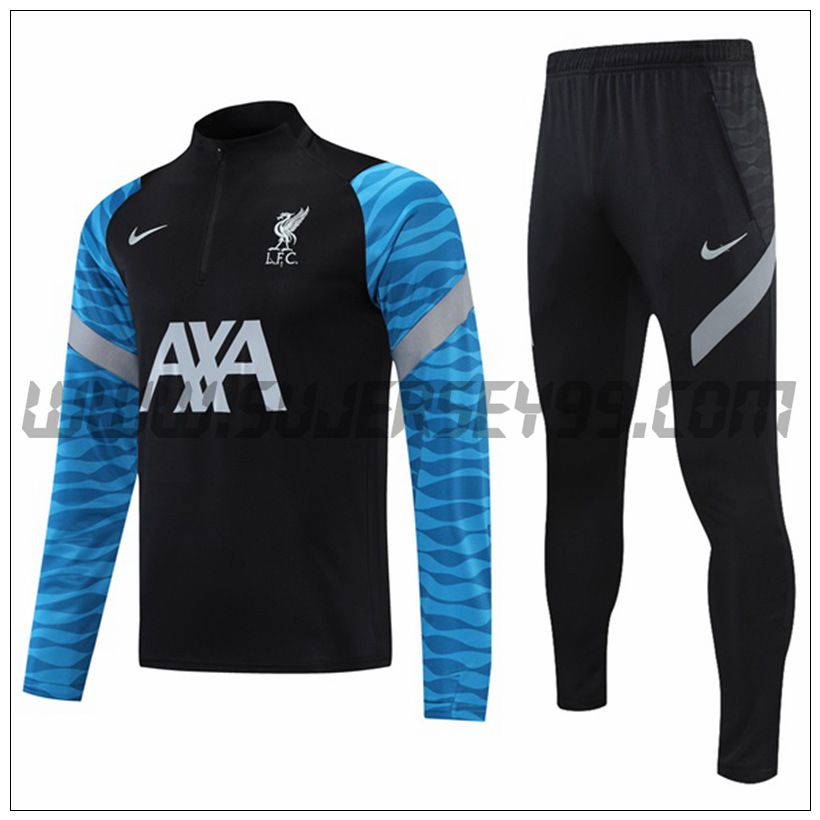 Chandal del FC Liverpool Azul/Negro 2021 2022