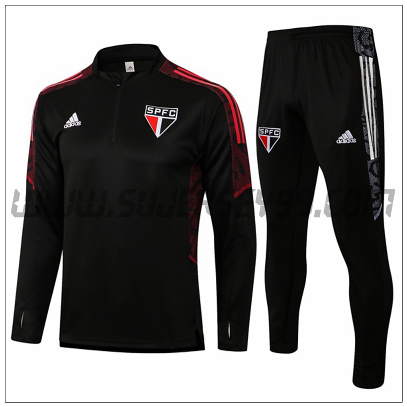 Chandal del Sao Paulo FC Negro 2021 2022