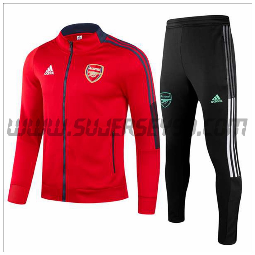 Chaqueta Chandal del Arsenal Rojo 2021 2022 -1