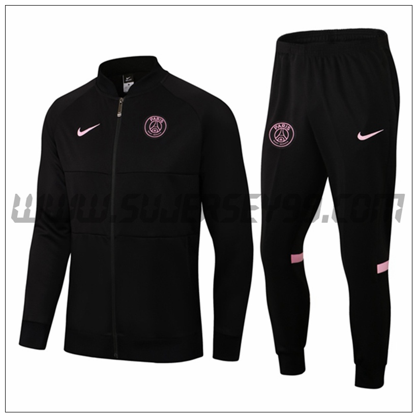 Chaqueta Chandal del PSG Negro 2021 2022