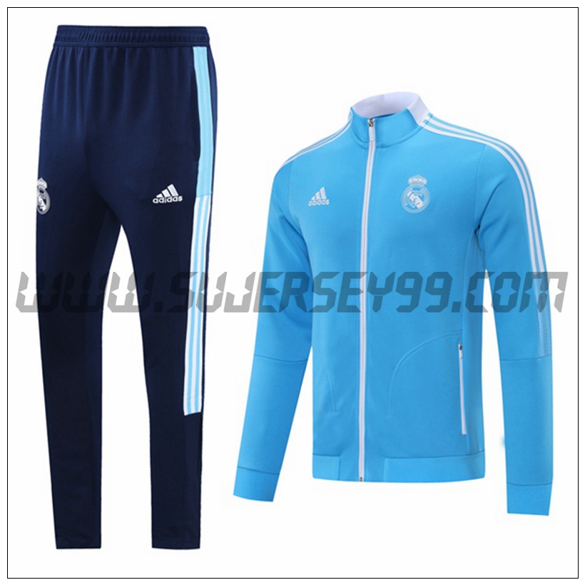 Chaqueta Chandal del Real Madrid Azul 2021 2022