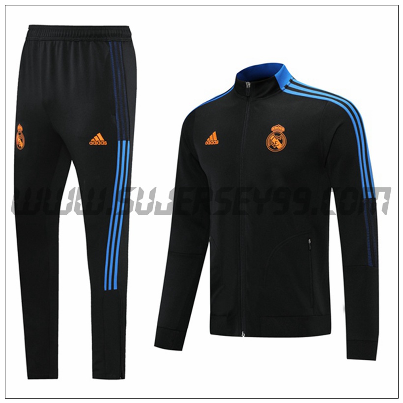 Chaqueta Chandal del Real Madrid Negro 2021 2022