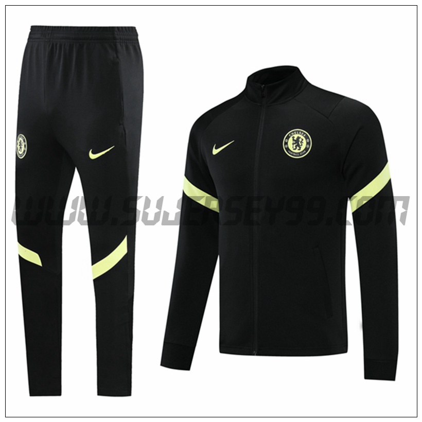 Chaqueta Chandal del FC Chelsea Negro 2021 2022