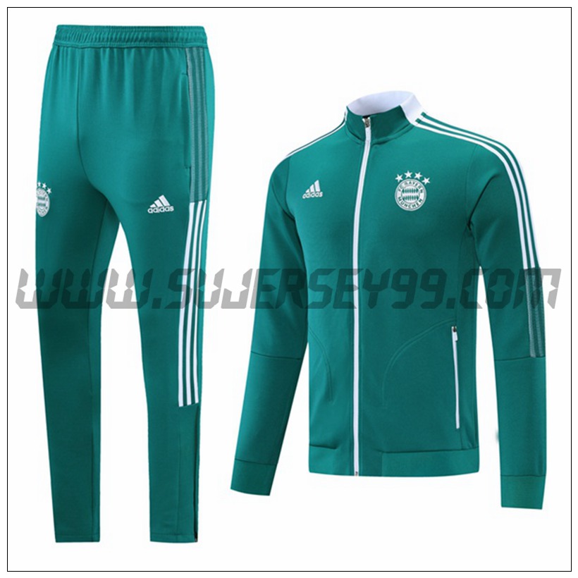 Chaqueta Chandal del Bayern Munich Verde 2021 2022